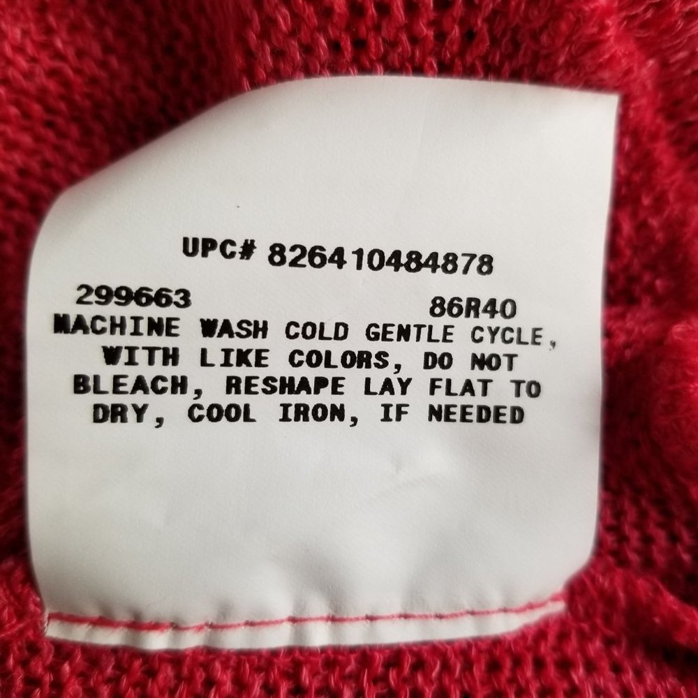 AGB Women's Coral Cardigan Size Small - Picture 6 of 6